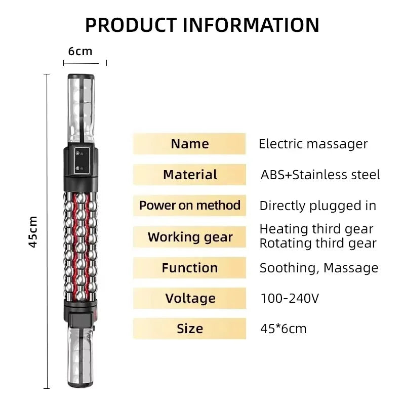DAT 360° Red Light Recovery Roller Massager