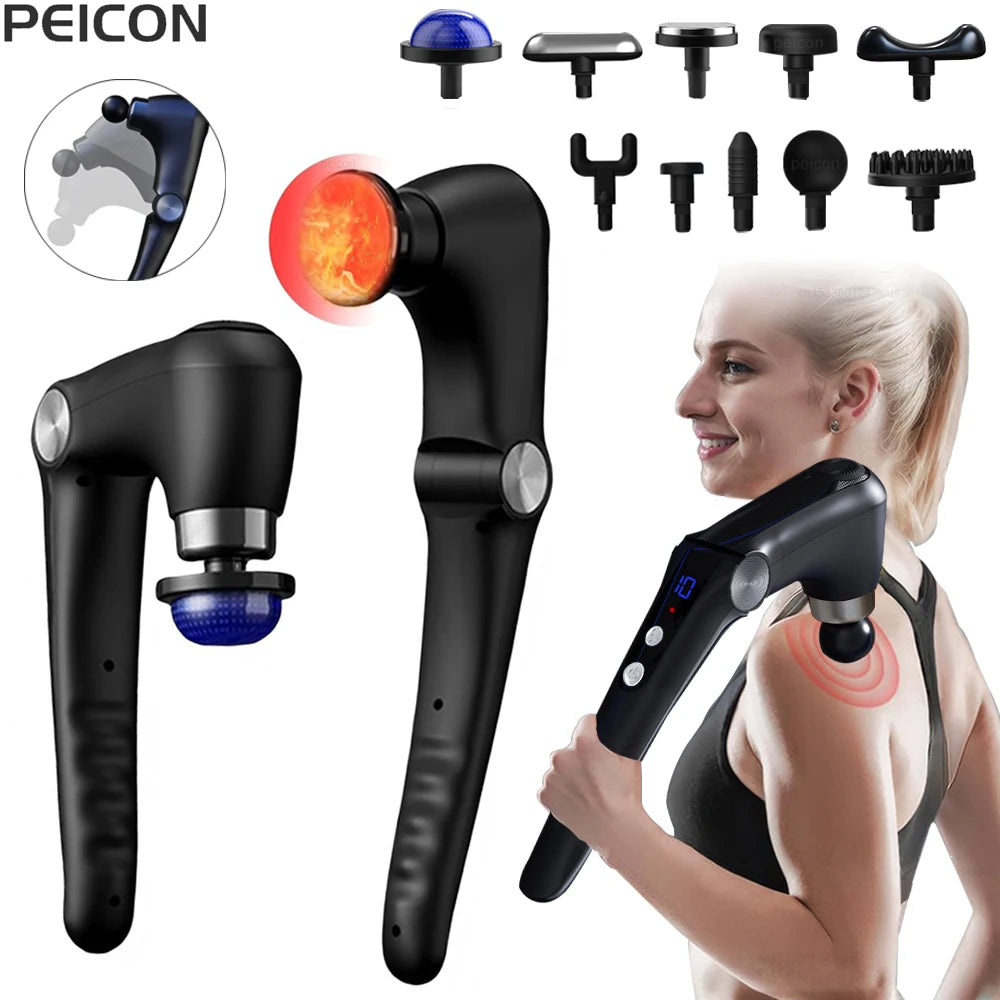 DAT Pro Deep Tissue Massage Gun with handle