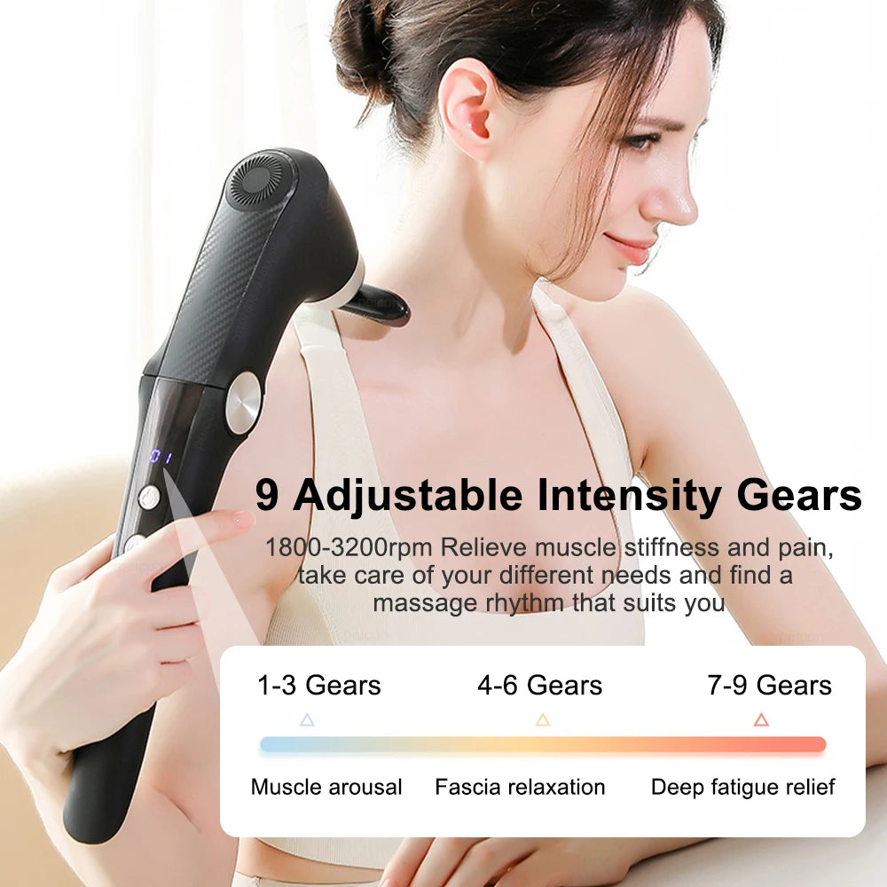 DAT Pro Deep Tissue Massage Gun with handle
