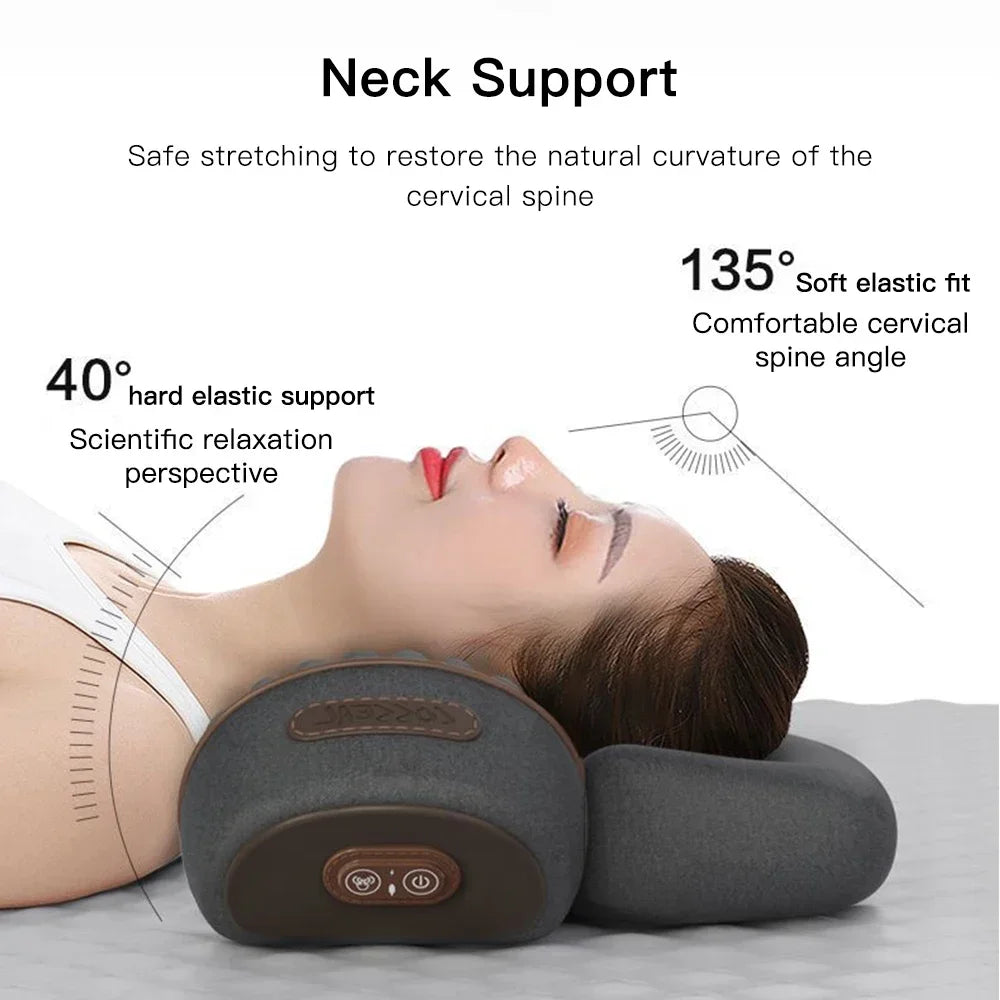 DAT 3-in1 Neck & Shoulder Recovery Pillow – Heat, Vibration & Stretch