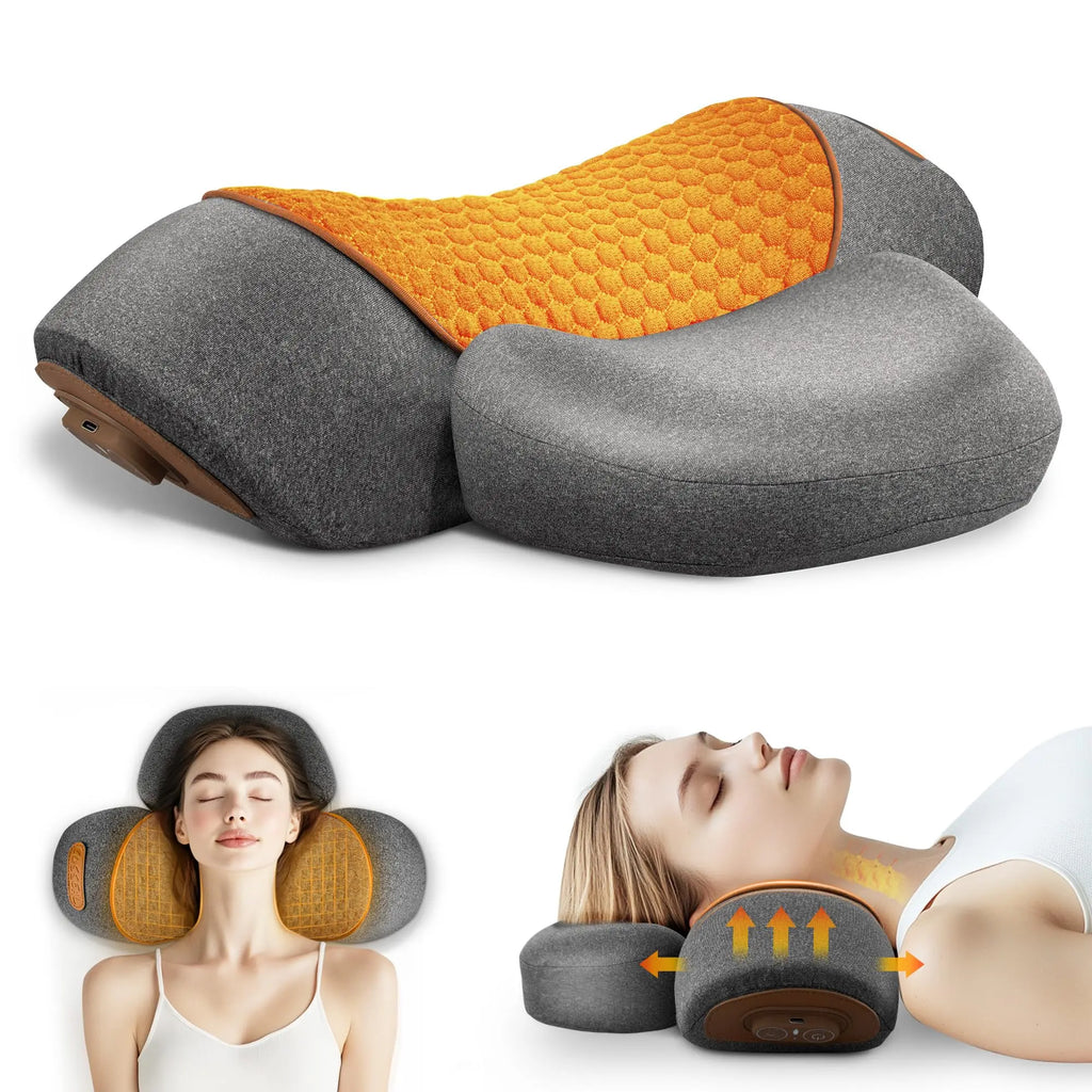 DAT 3-in1 Neck & Shoulder Recovery Pillow – Heat, Vibration & Stretch