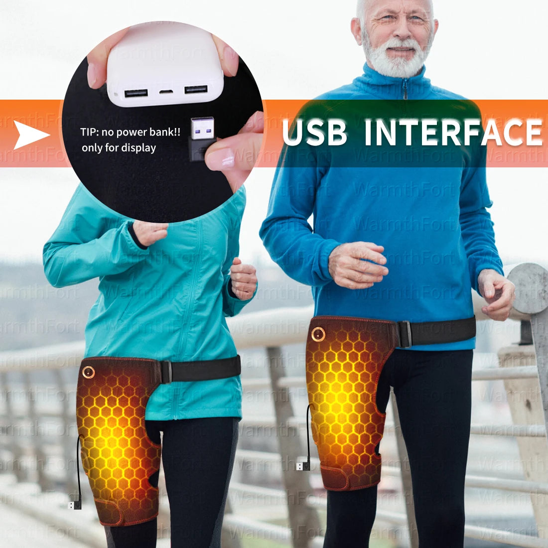 DAT Cordless Heated Hip & Lower Back Recovery Wrap