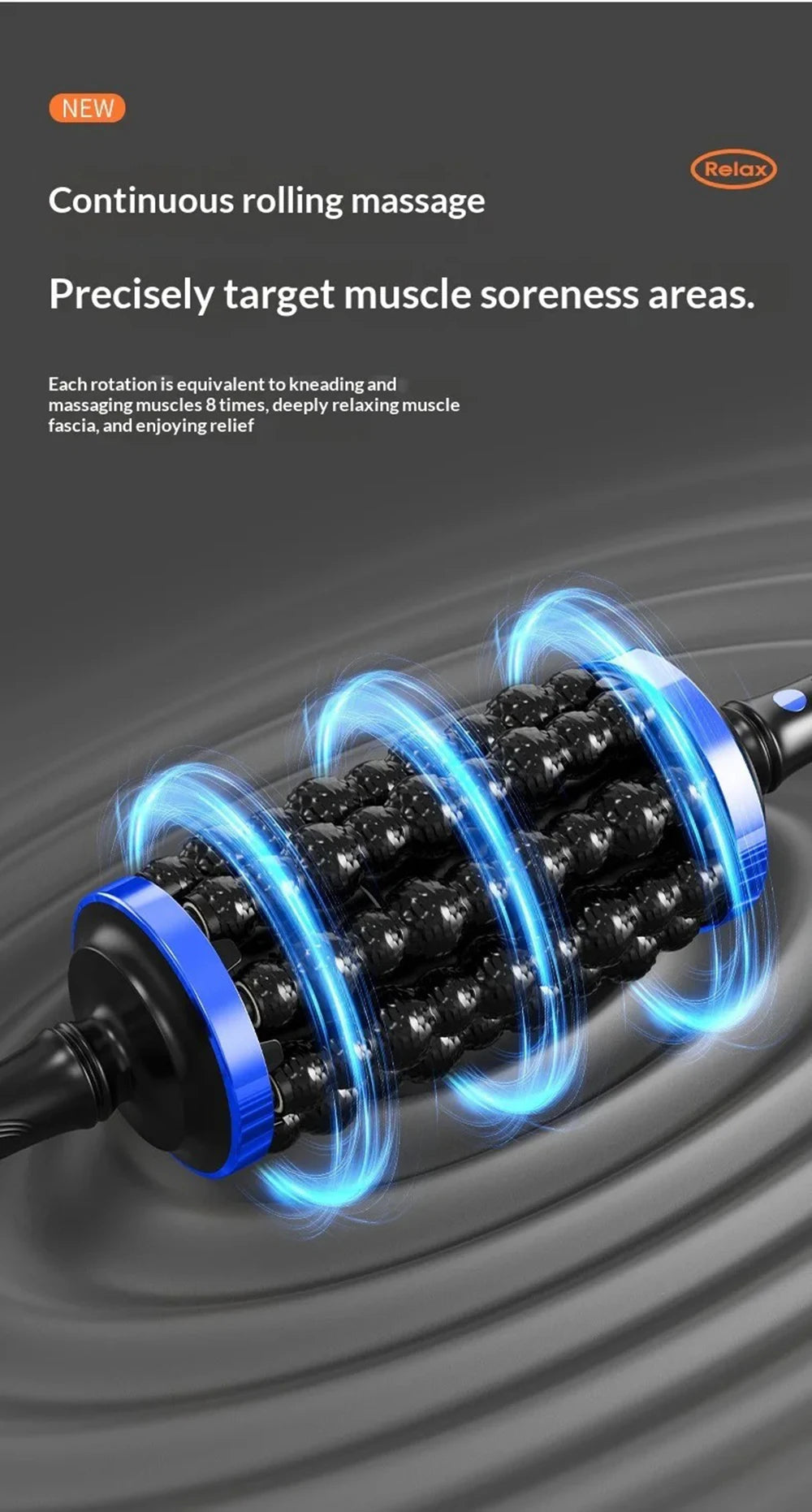 DAT Deep Tissue Percussive Massage Roller