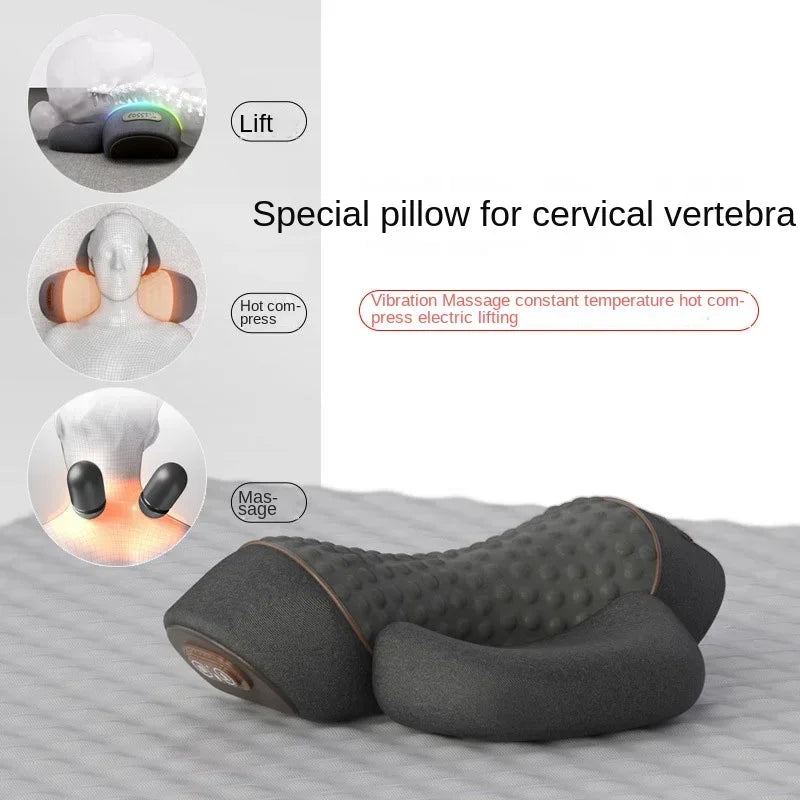 DAT 3-in1 Neck & Shoulder Recovery Pillow – Heat, Vibration & Stretch