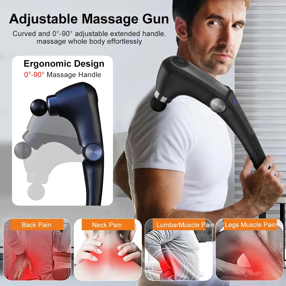 DAT Pro Deep Tissue Massage Gun with handle