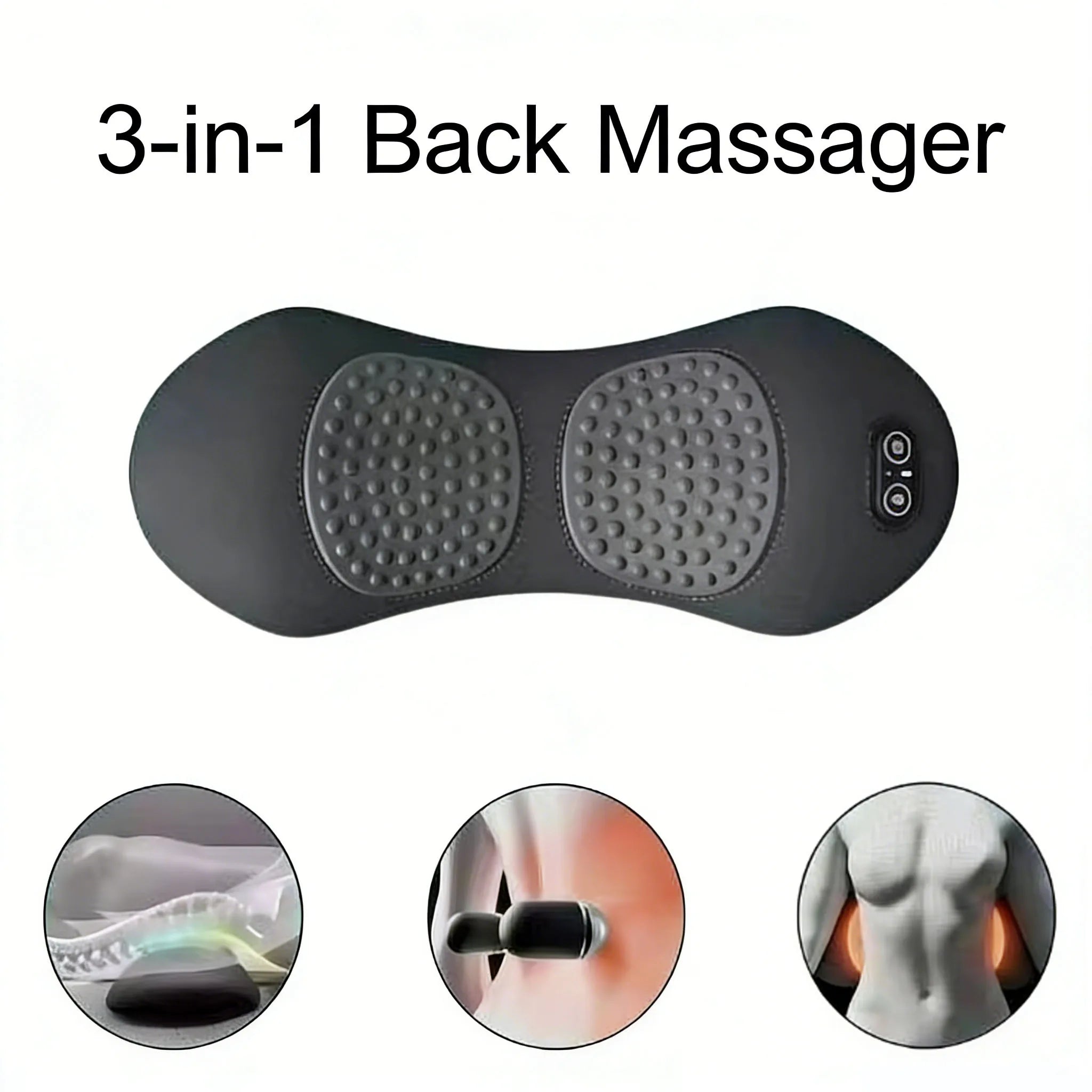 DAT 3-in 1 Shiatsu Back Recovery Massager