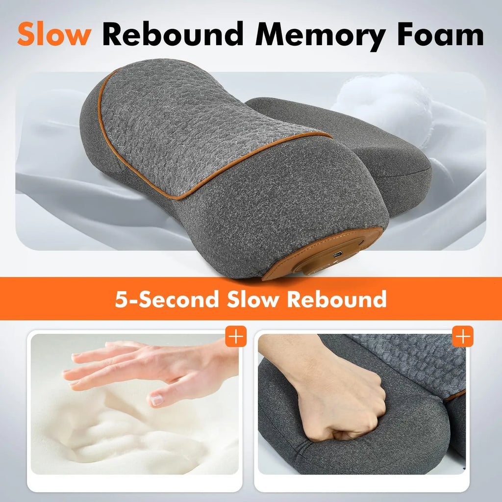 DAT 3-in1 Neck & Shoulder Recovery Pillow – Heat, Vibration & Stretch