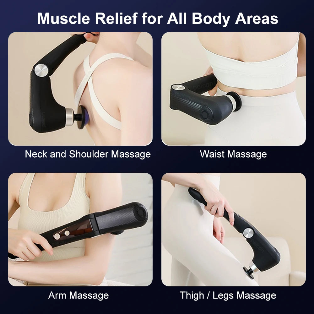 DAT Pro Deep Tissue Massage Gun with handle