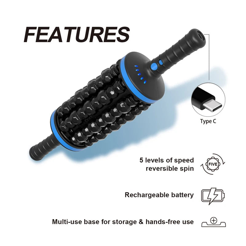 DAT 8-Roller 360° Rechargeable Body Pain Recovery Massager™