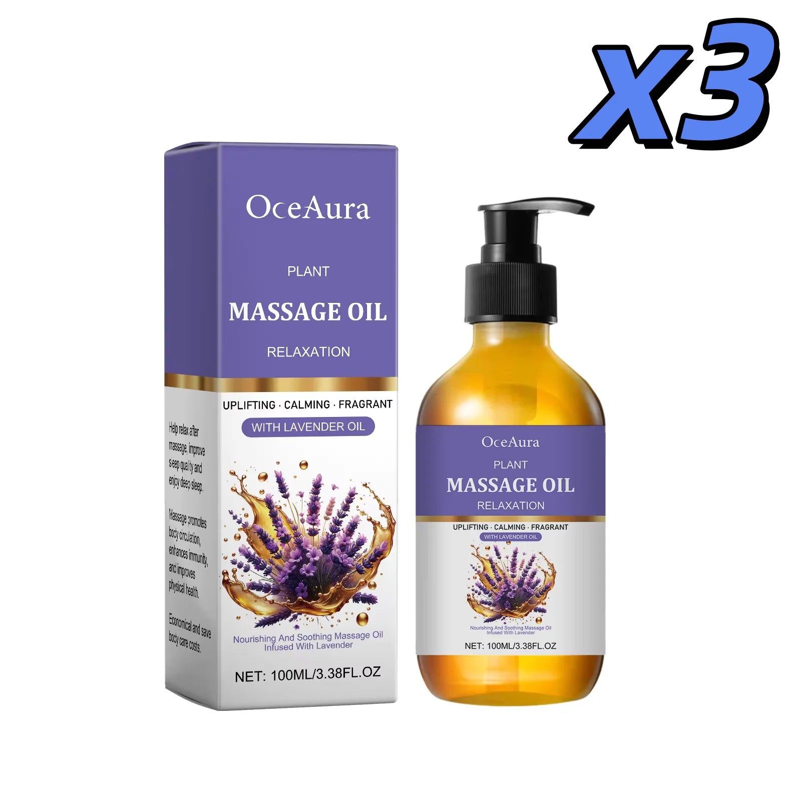 DAT Lavender Recovery Massage Oil™